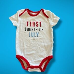 Carter's Red, White, and Blue Fourth of July Bodysuit